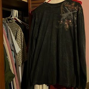 Affliction “Dead or Alive” (Dual Revolvers) Long Sleeve Shirt